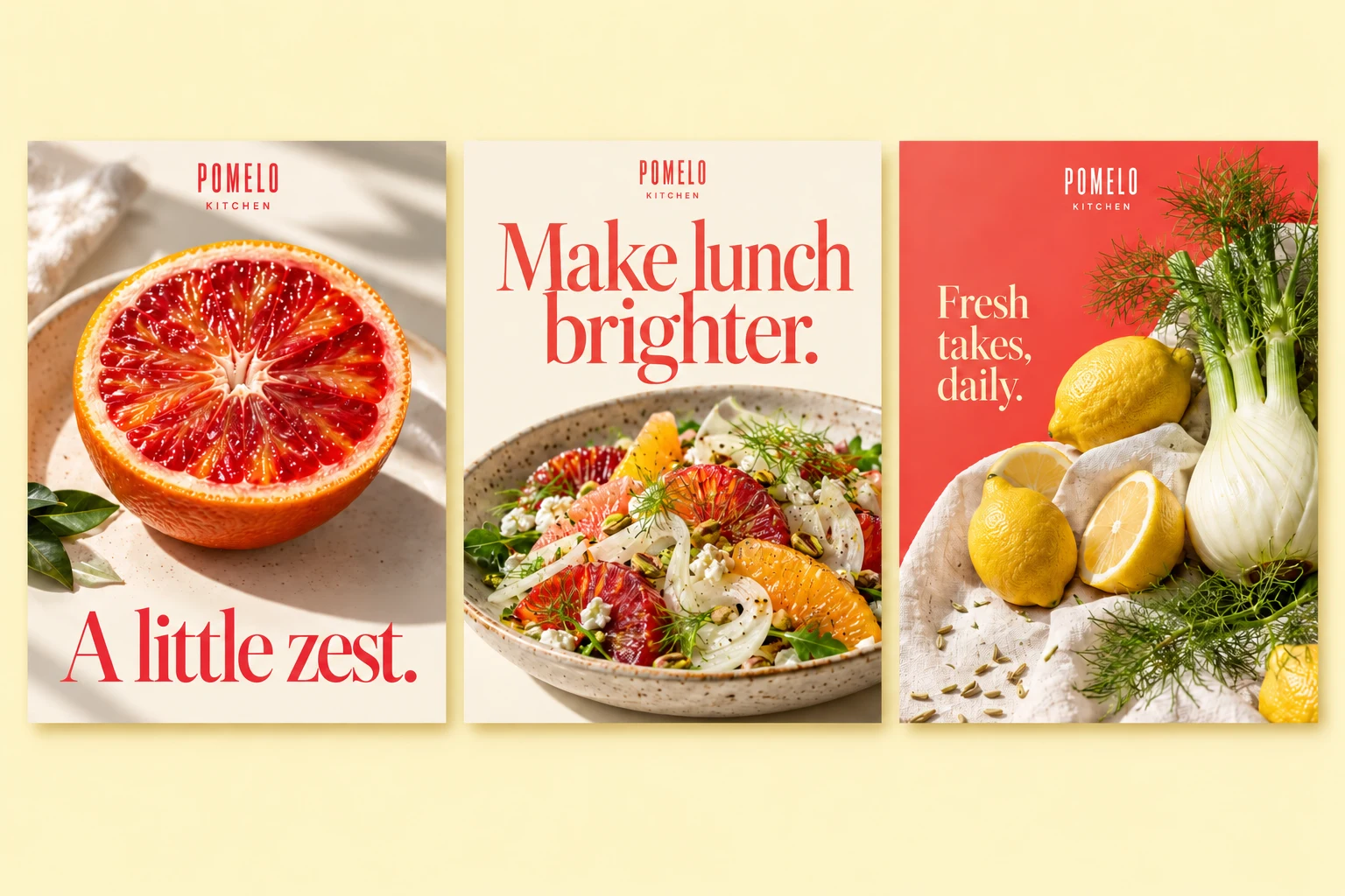 Pomelo Kitchen · citrus season concept