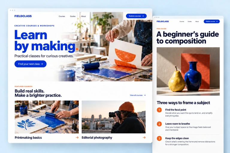 Fieldclass website