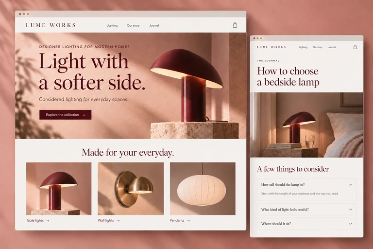 Lume Works website