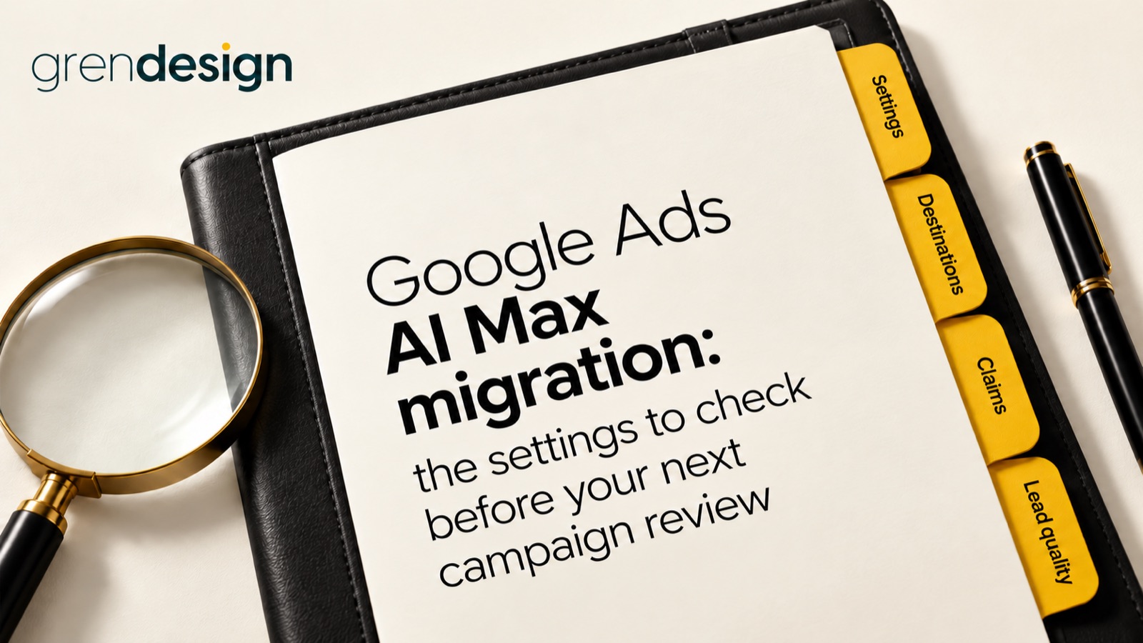 Campaign review folio with tabs for settings, destinations, claims and lead quality.