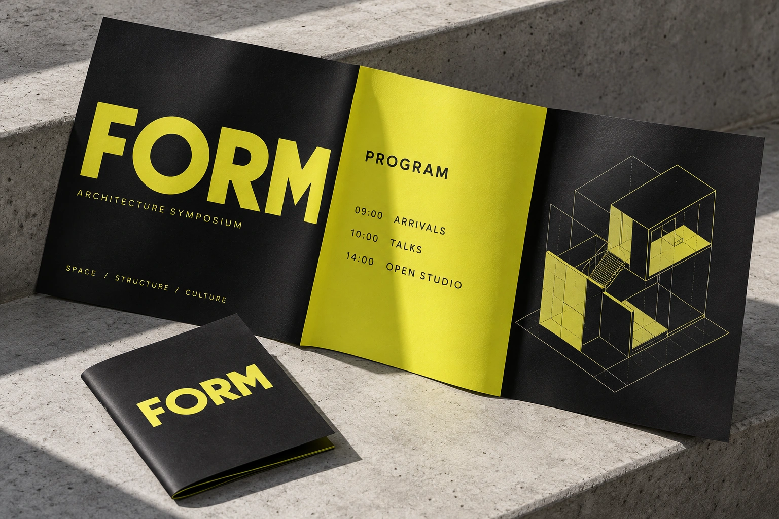 FORM · symposium programme concept — fictional design concept