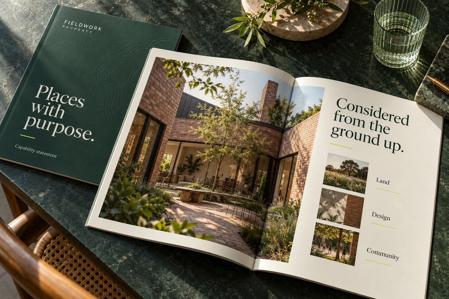 FIELDWORK PROPERTY Property capability statement design mockup