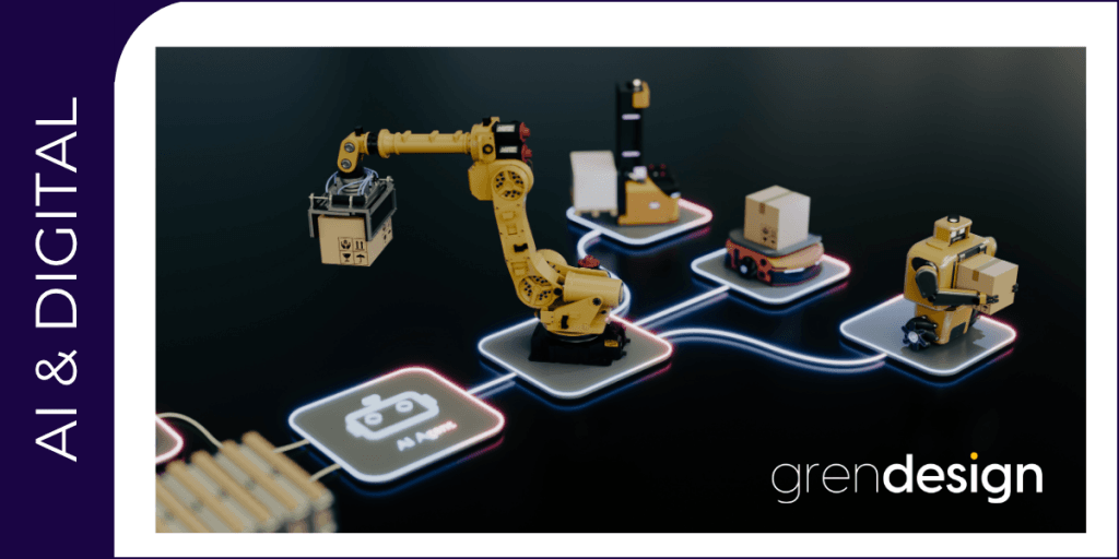 Grendesign article illustration: Where to Start With AI Automation: A Simple Guide to Saving Time and Money
