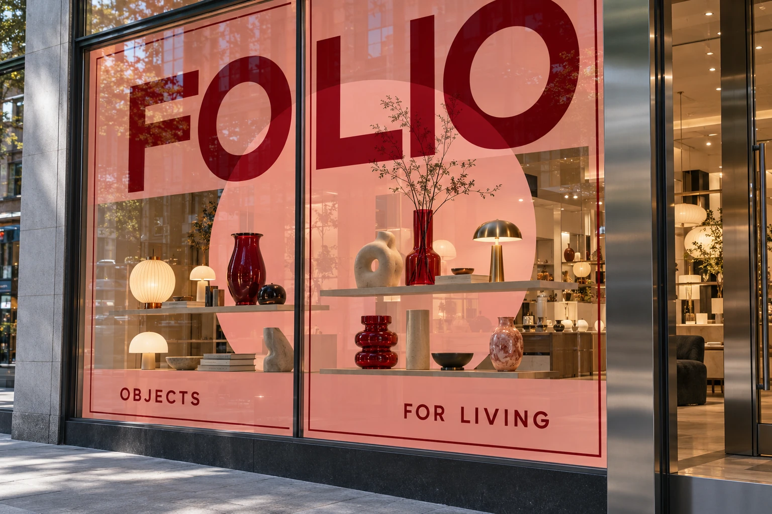 Folio retail window design presentation