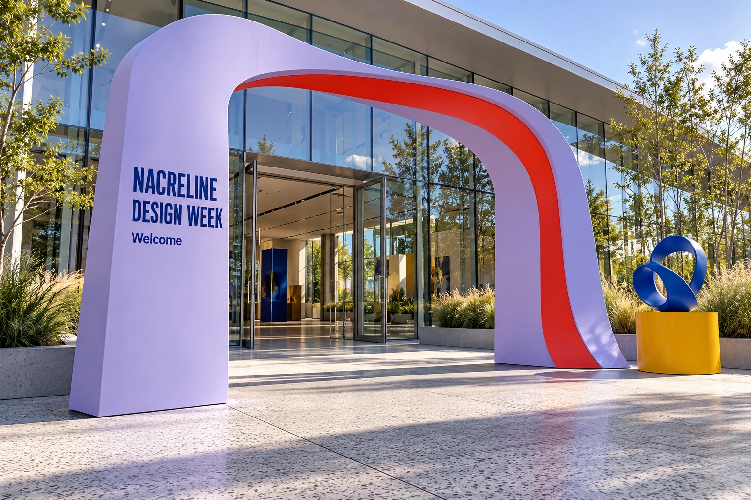 Nacreline design week event welcome design presentation
