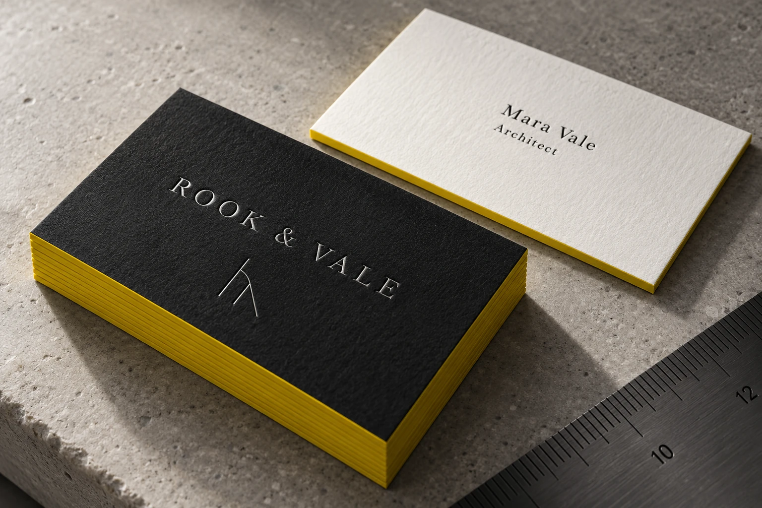 Business cards design presentation