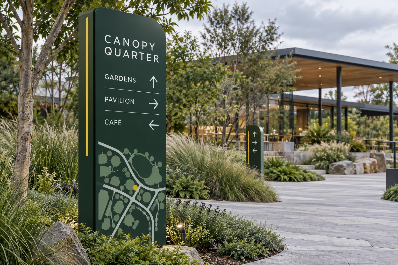 Canopy wayfinding design presentation