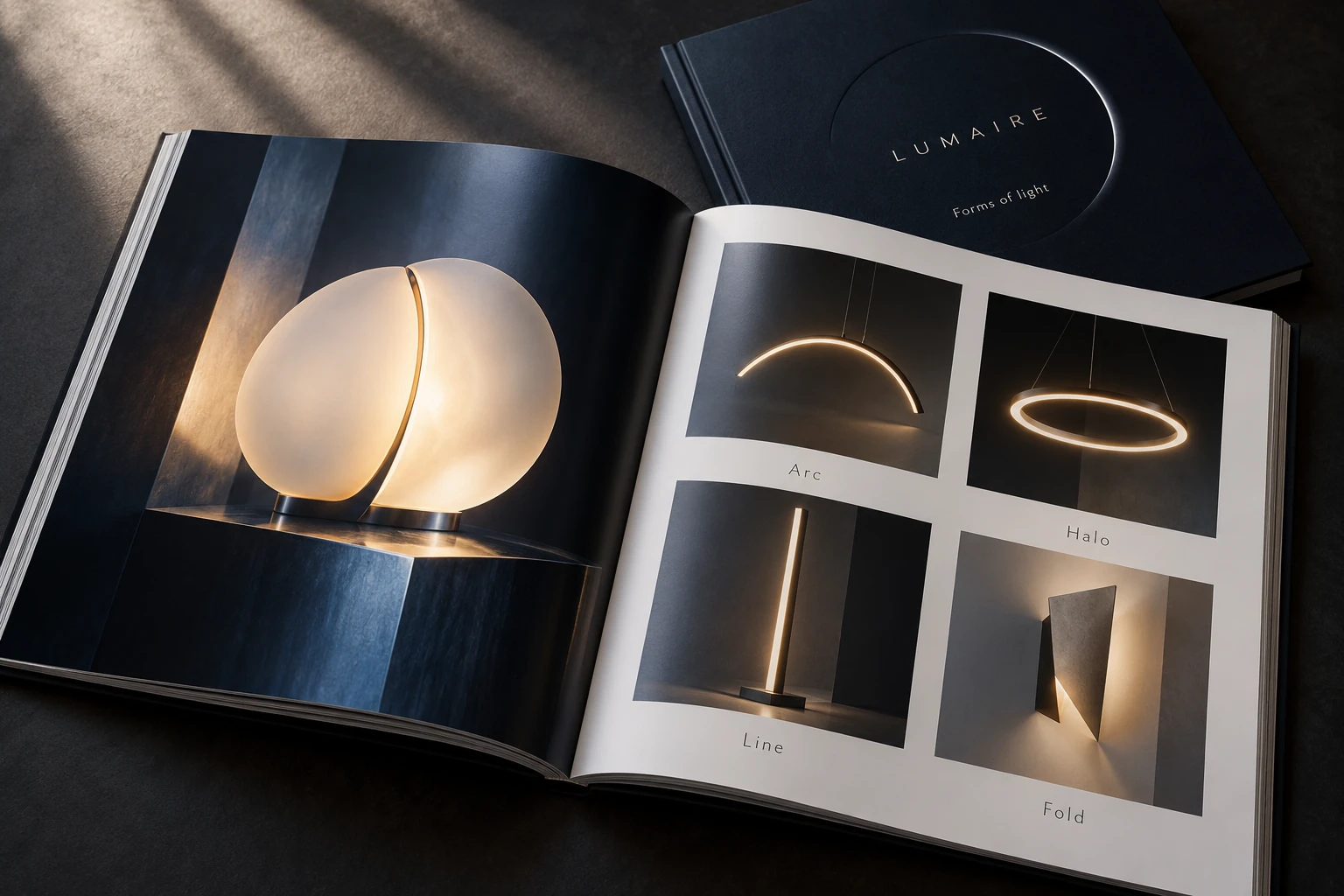 Product catalogue design presentation