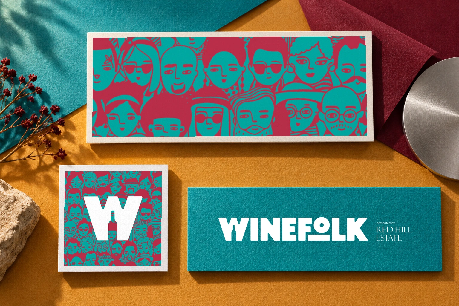 Winefolk Visual Language Study design detail