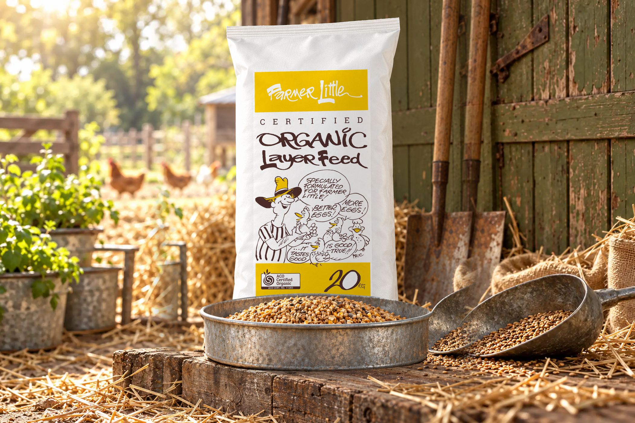 Farmer little feedbag design presentation