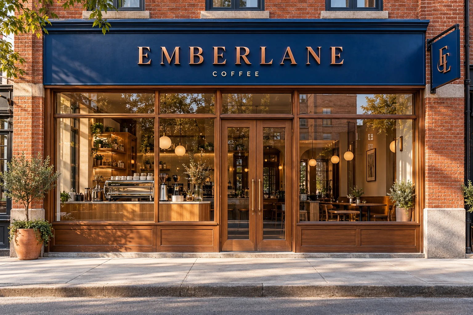 Emberlane cafe design presentation