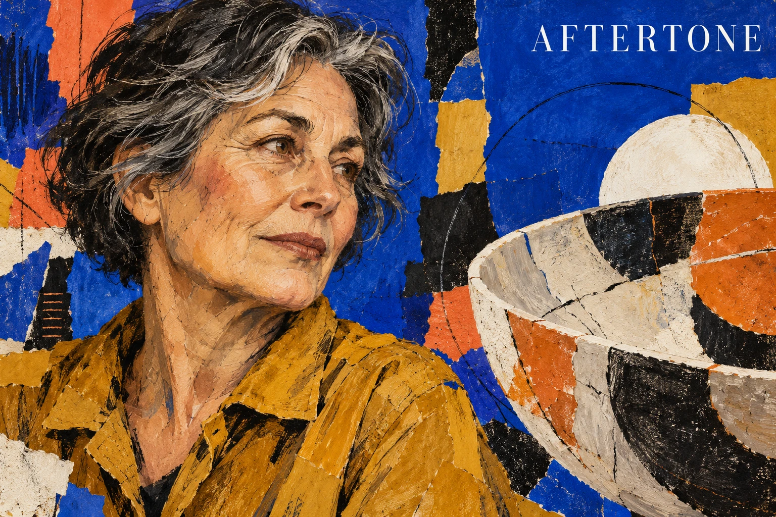 Aftertone editorial portrait design presentation