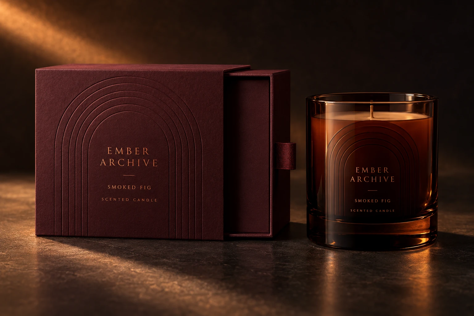 Candle box design presentation