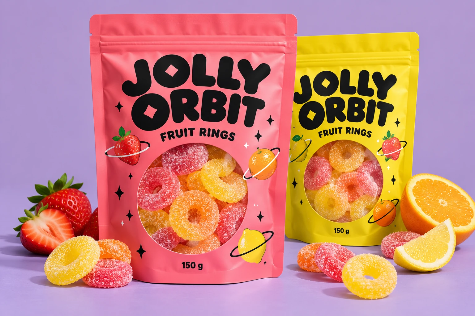 Confectionery pouch design presentation