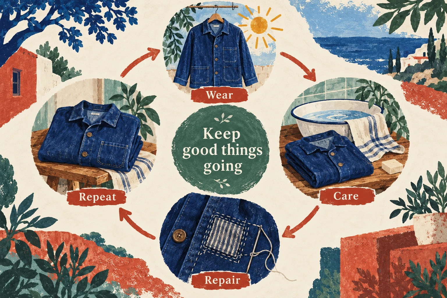 Rewear sustainability infographic design presentation