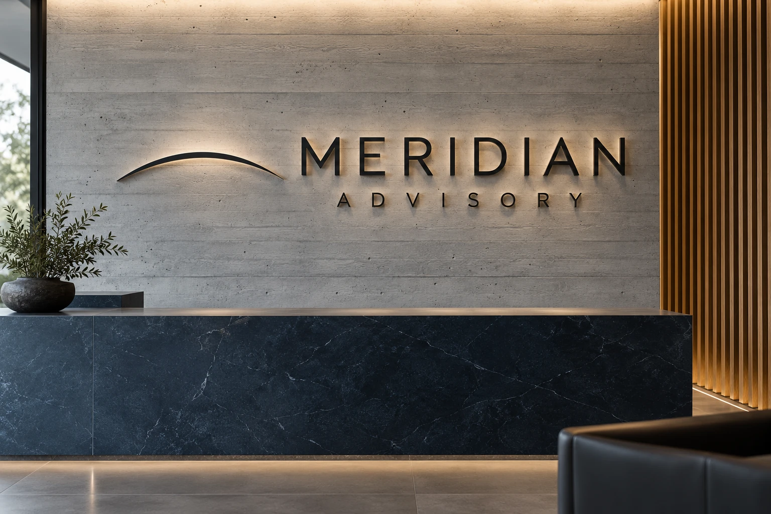 Meridian reception design presentation