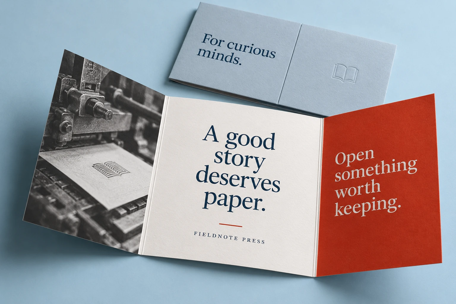Direct mail design presentation