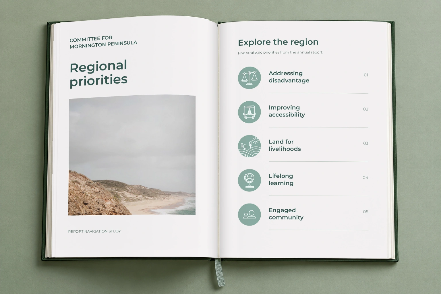 Committee regional report navigation study design presentation