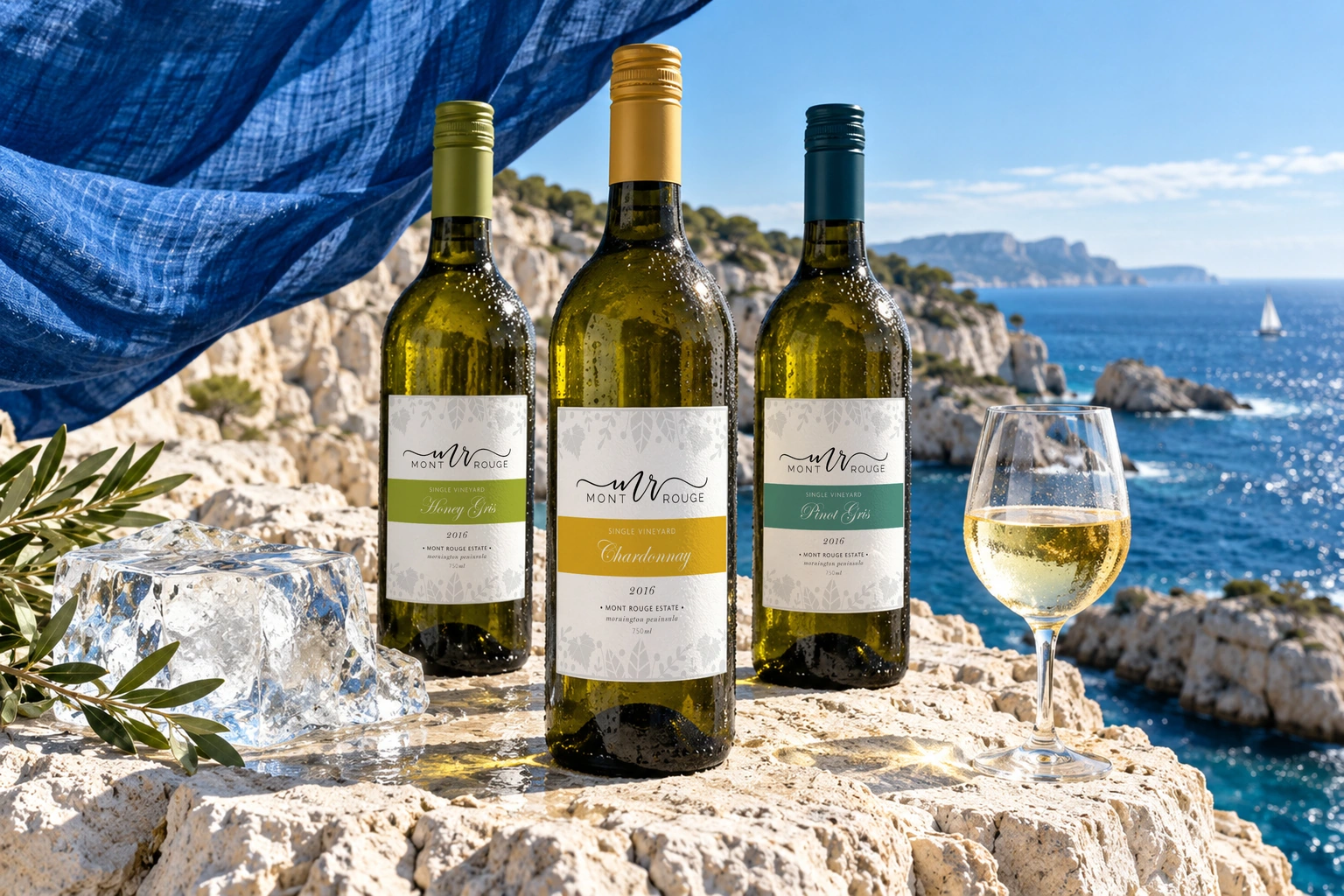 Mont rouge chilled white range design presentation