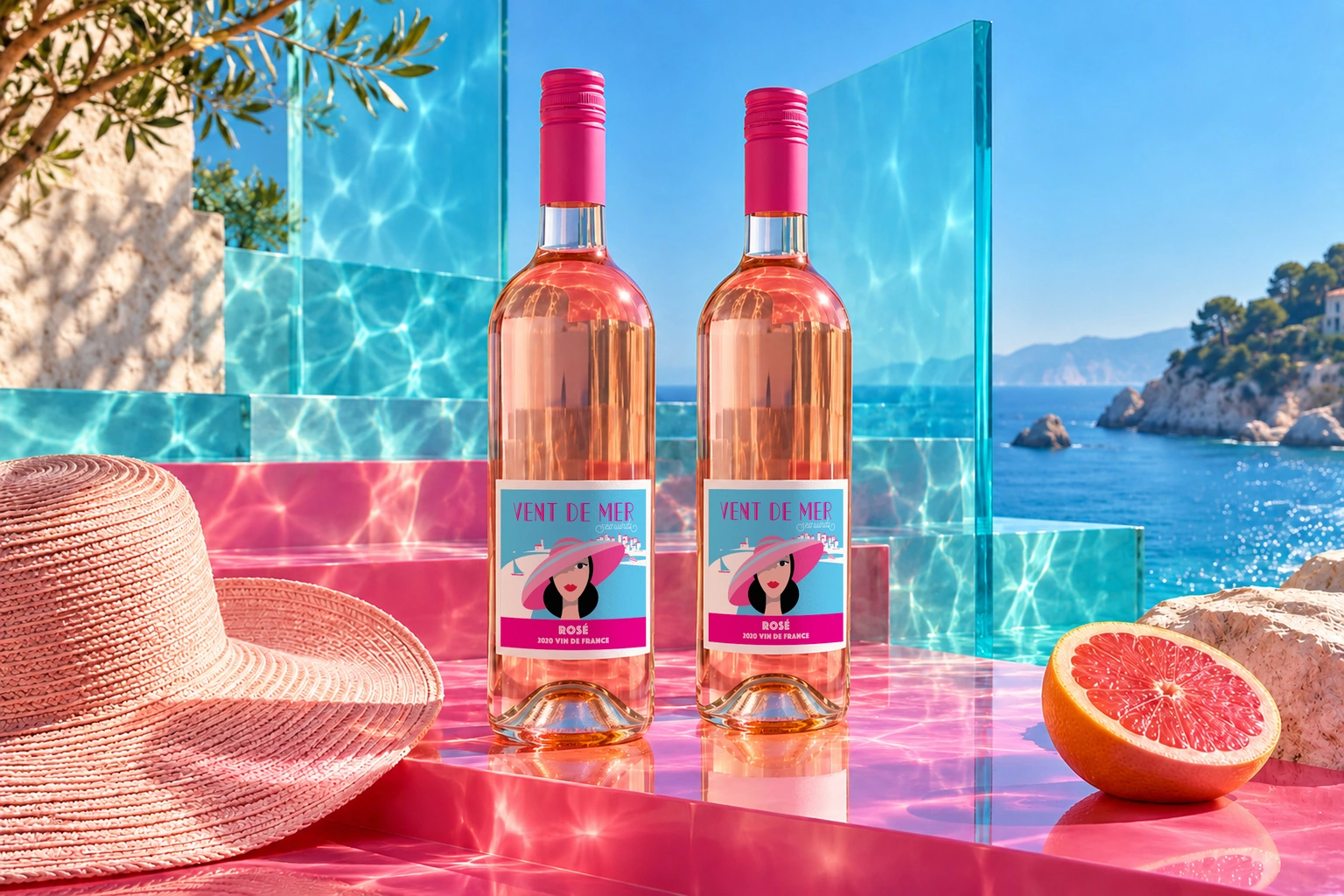 Vent de mer riviera glass design presentation