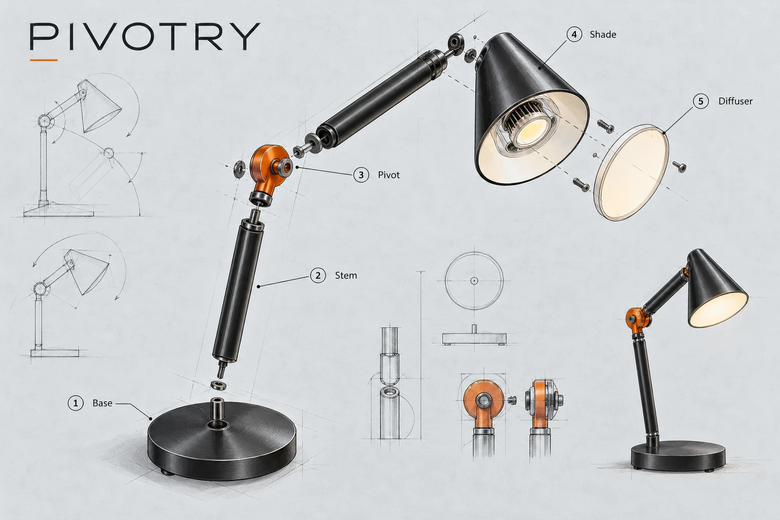 Pivotry technical explainer design presentation