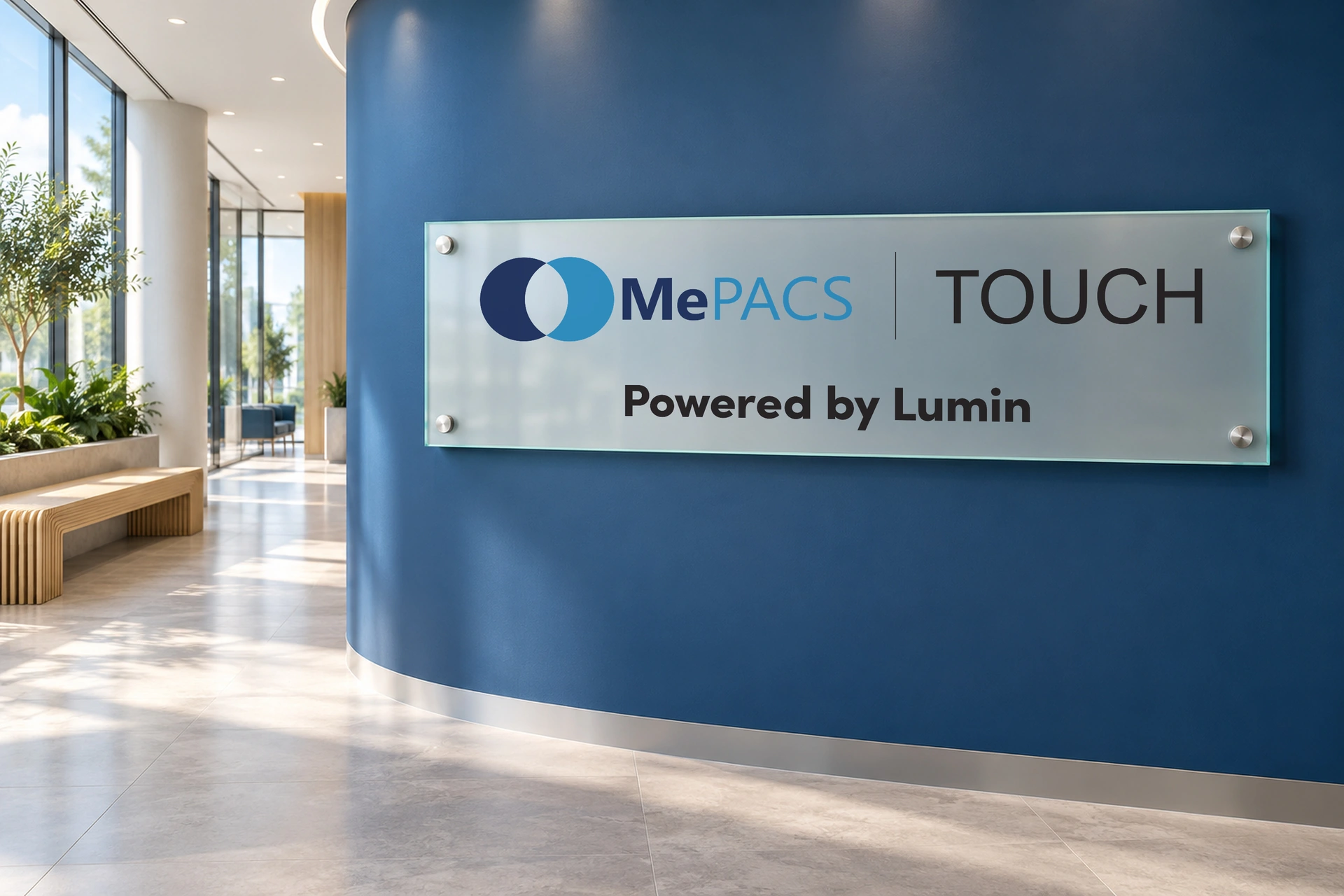 Mepacs touch frosted glass identity design presentation
